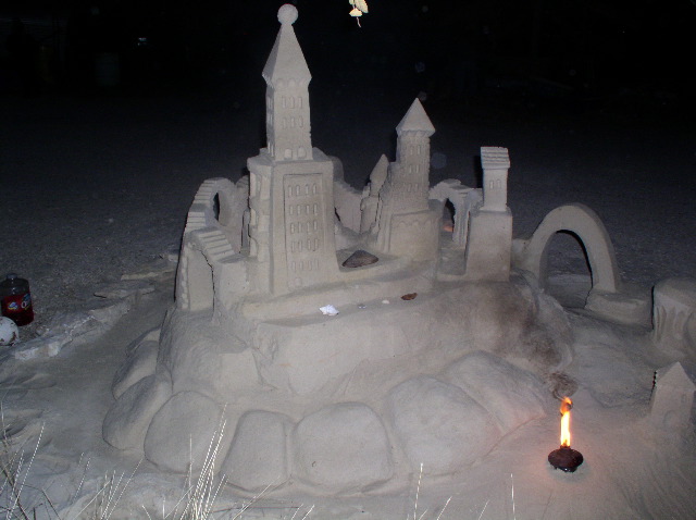 Castle by night 2