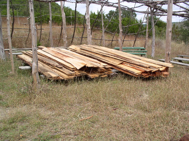 Loblolly lumber pile